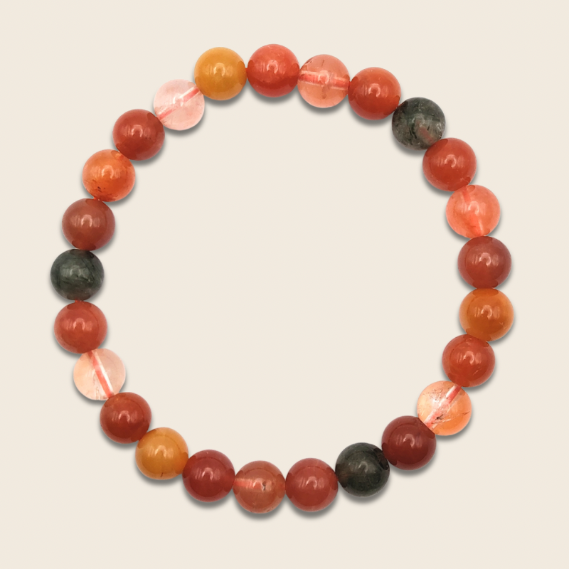 Mixed Rutilated Bracelet